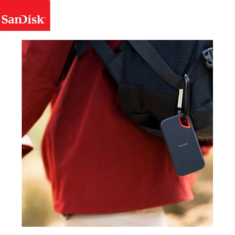 Двойной Флеш-накопитель SanDisk Extreme Портативный внешний жесткий диск USB 3,1 HD твердотельный жесткий диск 1 ТБ 2 ТБ диск высокой Скорость читать 550 м/с