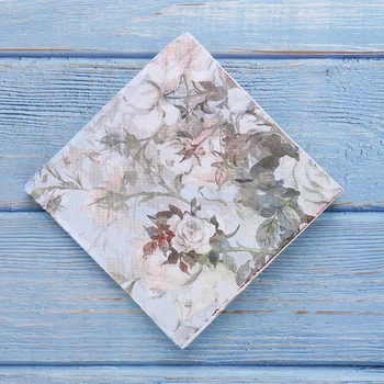 

1Bag/20pcs Printed Feature Rose Paper Napkins For Event & Party DIY Craft Decoration Tableware Tissue Decoupage Servilleta