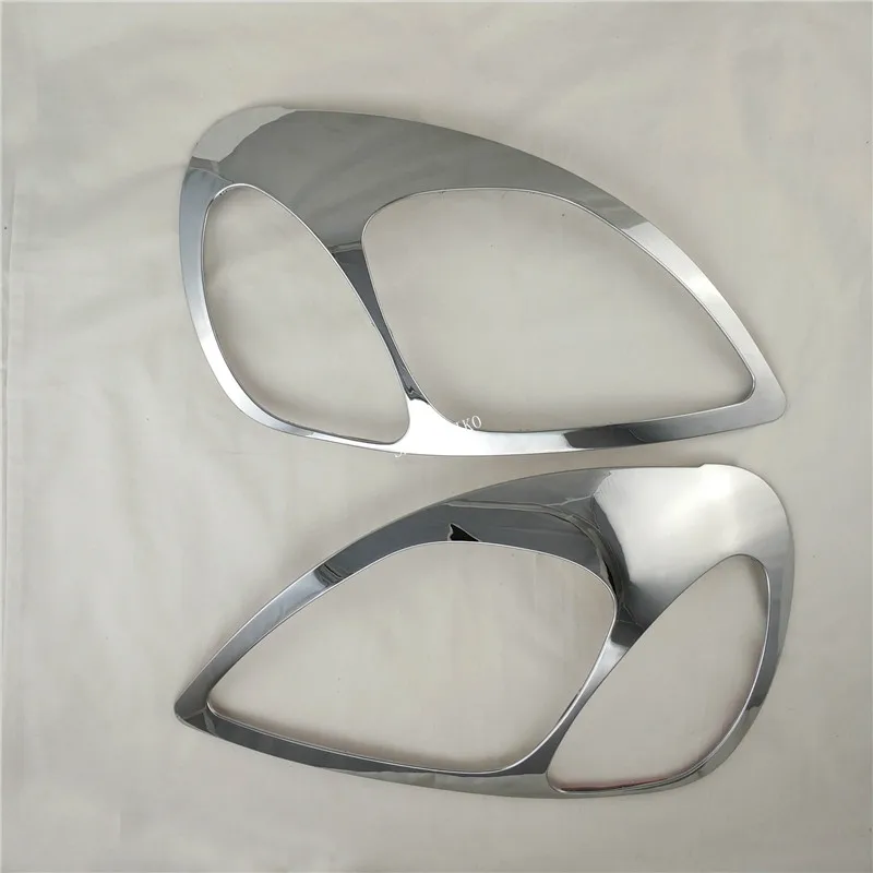 2 шт. ABS крышка для автомобильных фар хромированные полоски для Toyota Yaris Vitz 1999-2005 XP10 аксессуары для фар Накладка