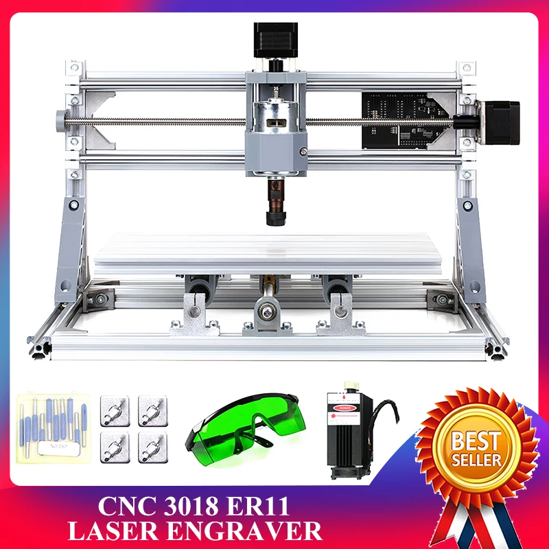 NEW DIY Wood Carving Engraving Machine 5500mw CNC Laser Engraving Machine