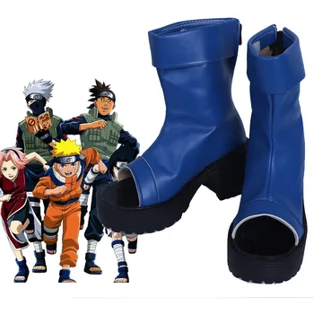 

NARUTO Uzumaki Naruto / Uchiha Sasuke shoes Cosplay Hatake Kakashi Geki fashion leisure cartoon PU leather shoes
