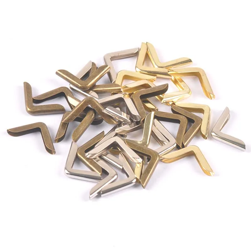 Protecteurs D'Angles Pour Livres En Métal – Lot De 30 – 22x22x6 Mm – Style Vintage Pour Albums, Cahiers, Menus