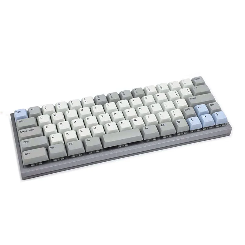 YMDK 67 клавиш Minila макет QMK анодированный алюминиевый чехол с горячей заменой типа C PCB механическая клавиатура комплект