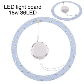 

18W 36 LED Panel Circle Annular Home Practical Ceiling Light Durable Pure White