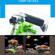 Светодиодный аквариумный светильник 220 V/110 V 3W Размеры 19 см X 4,2 см X 1,2 см подходит для аквариума Размеры срок производства тиража: 30-40 см