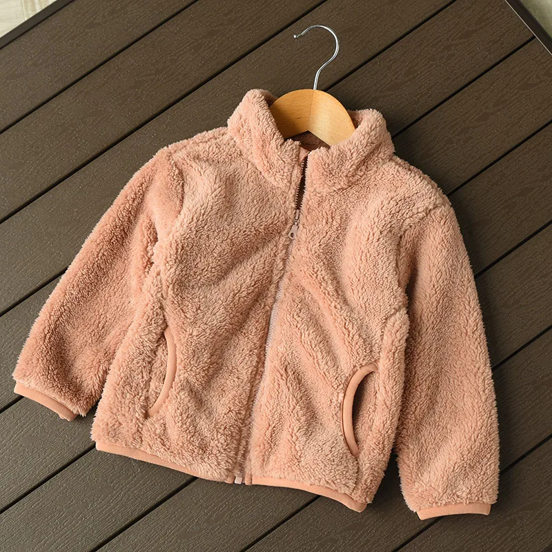 

2019 New Women Kids Soft Fleece Jackets Fashion Casual Warm Comfort Women Winter Jacket Coat