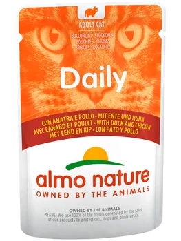 

ALMO NATURE ALMO NATURE CAT DAILY MENU for adult cats with chicken and duck 70g