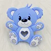 1PCS BPA Free Silicone Teethers Cartoon Animal DIY Pacifier  Baby Toys  Sensory Nursing Gift 4