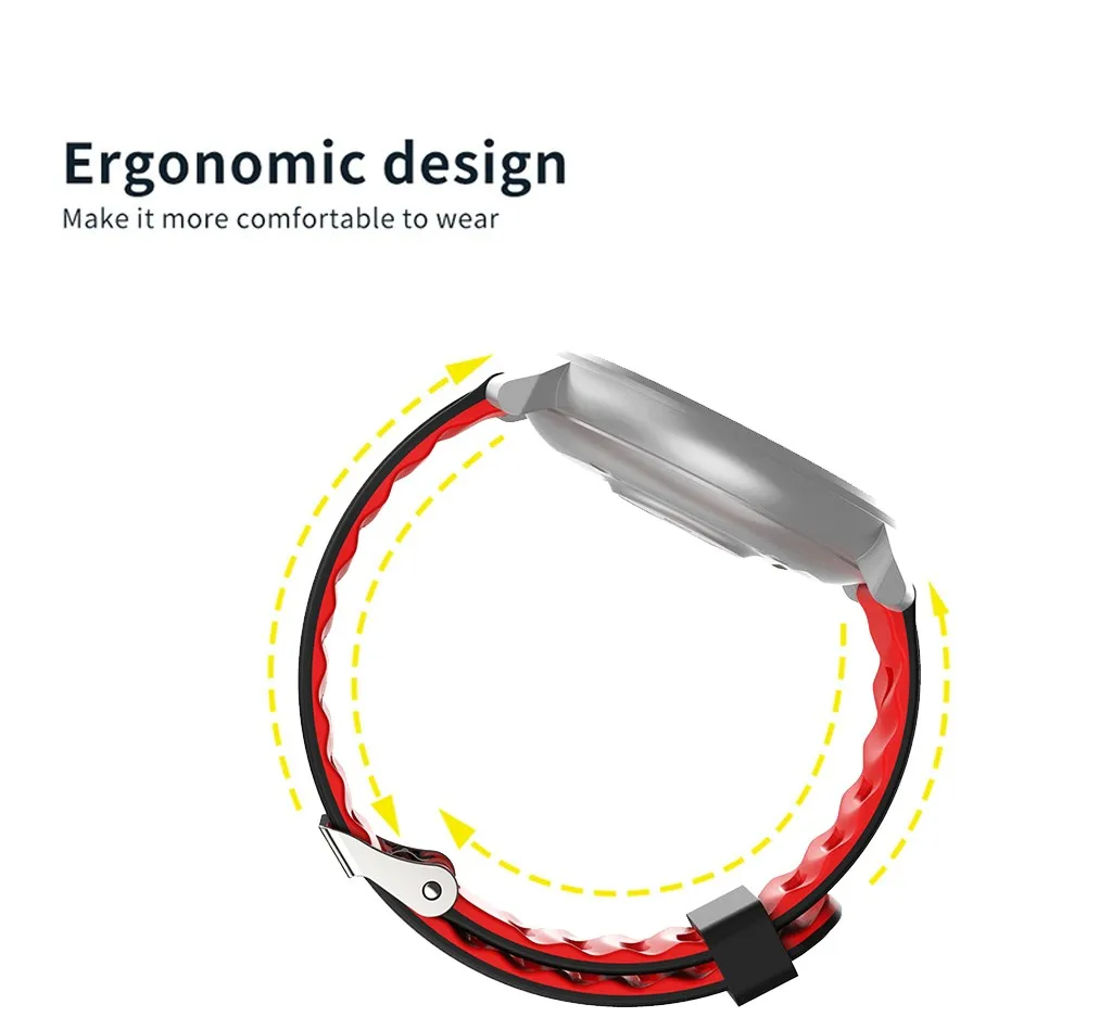 2019 Bluetooth Smart Watch Men Blood 1.3inch Color Screen Heart Rate Blood Pressure Sleep Monitoring SmartWatch Band Hot Sale