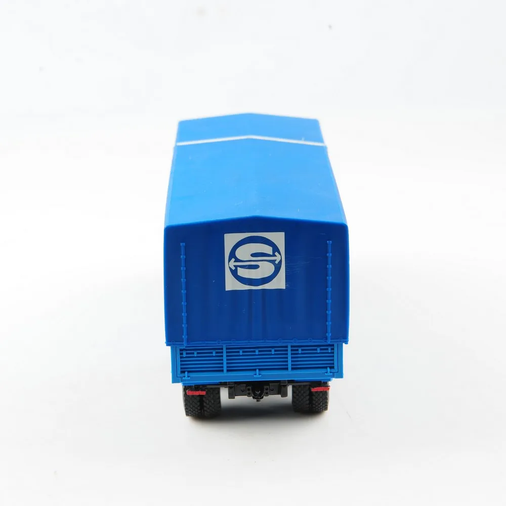 Koop Haw Abtonpom MA3 5146 143 Schaal Classic Rusland Blauw Van Container Vrachtwagen Vrachtwagen Diecast Cars Collection Decoratie Kamer Gift Speelgoed