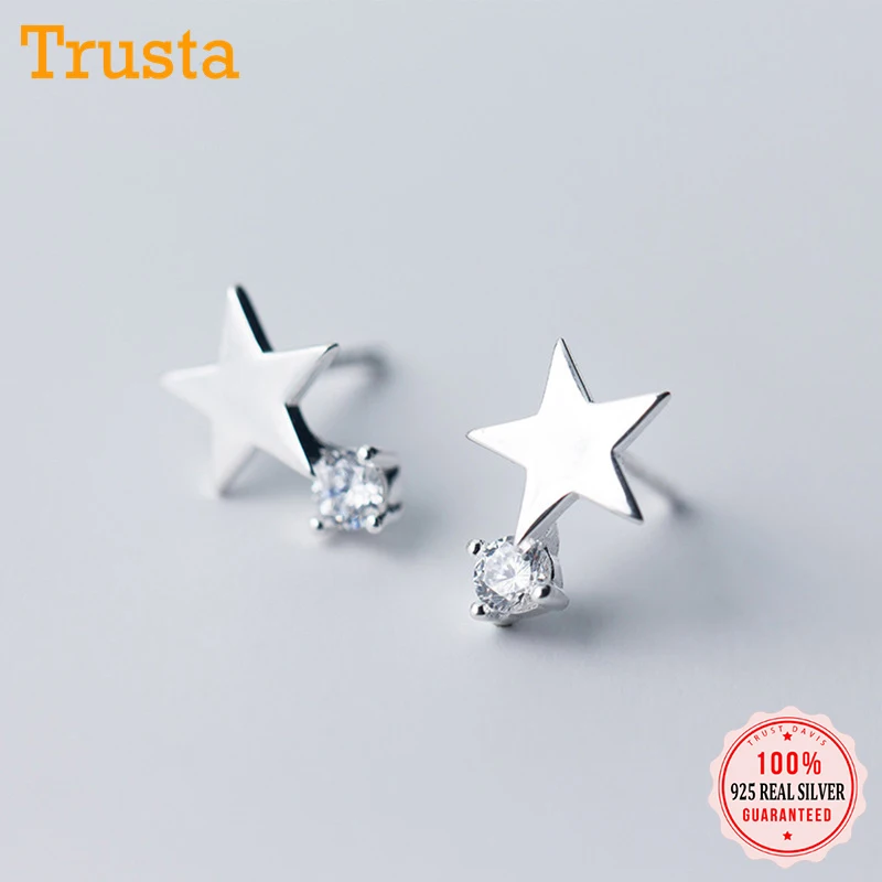Женские серьги гвоздики из серебра 925 пробы 8 Х9 мм|earrings gift|fashion stud earringsstud earrings |
