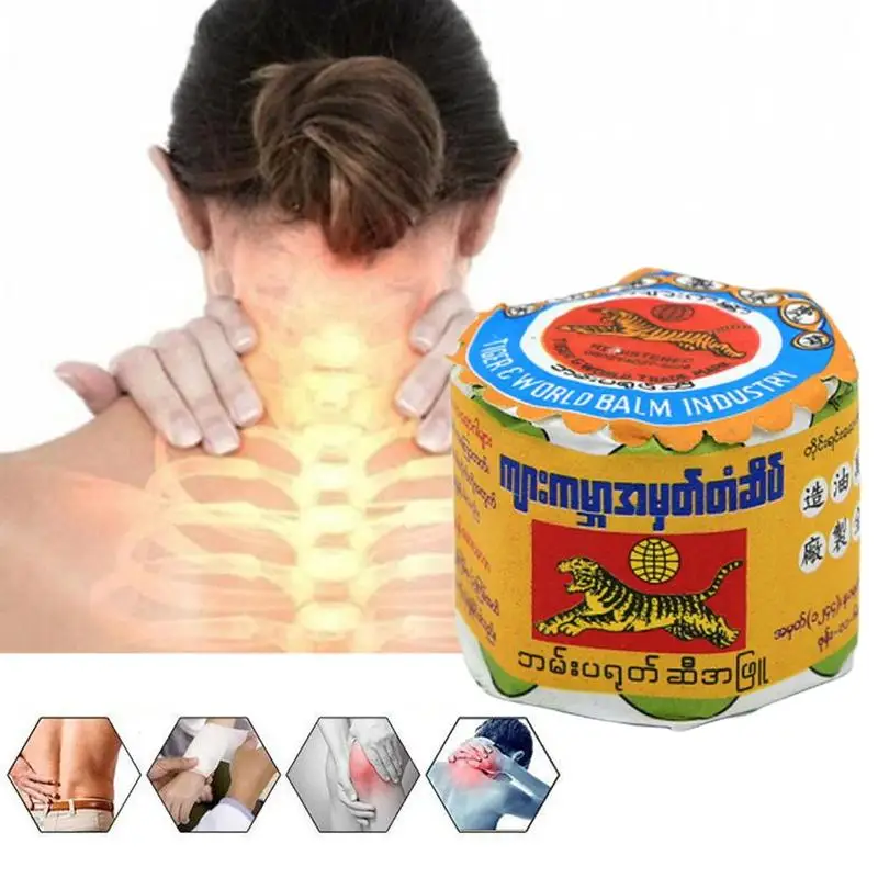 

Tiger Balm Muscle Aches Myanmar Ointment Cramps Sprain Bruises Joint Pain Arthritis Body Massage Cool Oil Pain Relieving Cream