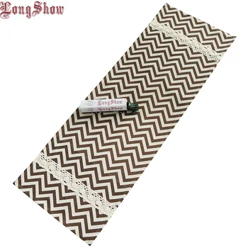 

Creative Elegant 33x90cm Coffee Waves Cotton Linen Lace Decorative Table Runner