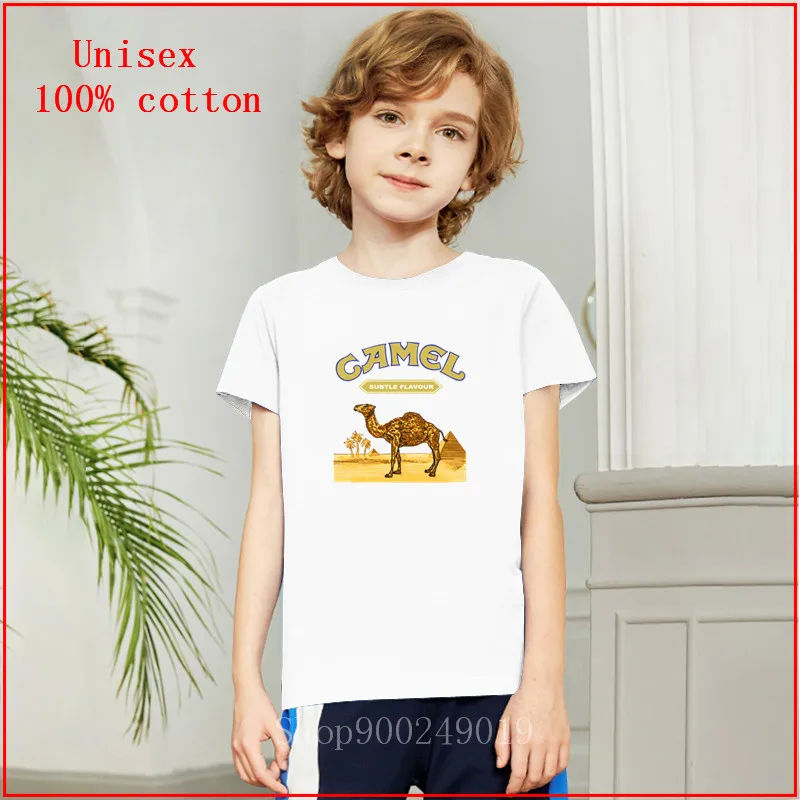 Лето 2020 новейший дизайнерский продукт для детей camel logo уличная футболка