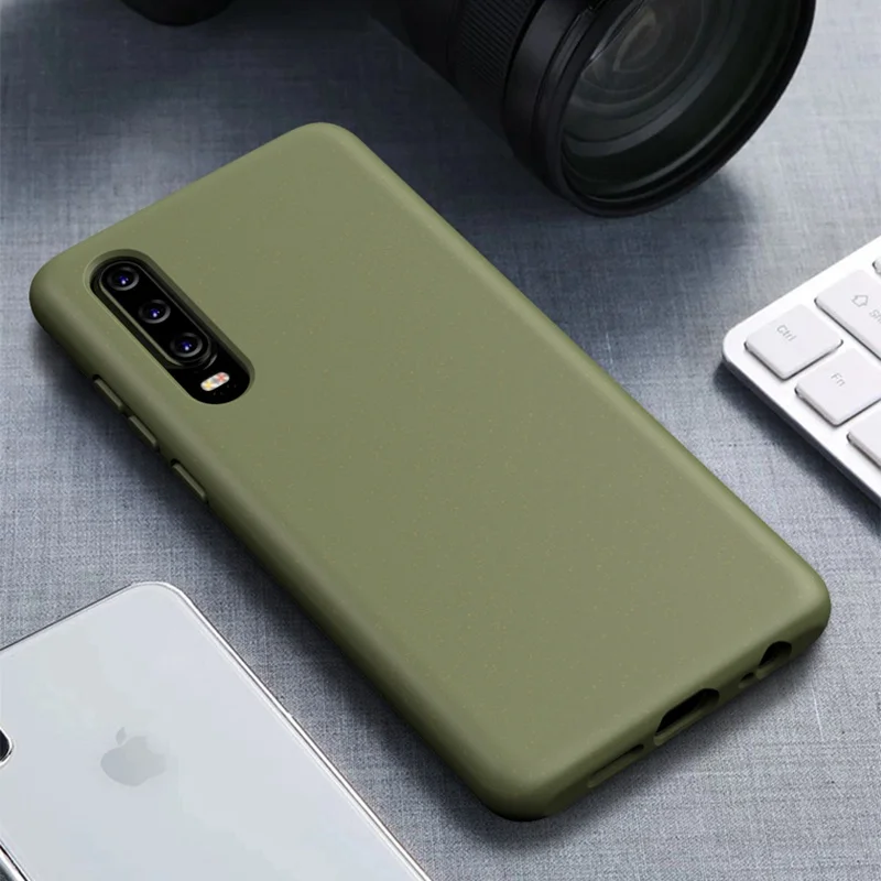 US $1.340.00 1000pcs Environmental Friendly Case For Huawei P40 Made From Wheat Straw For Huawei P40pro P40lite Matte Soft Candy Color Cover