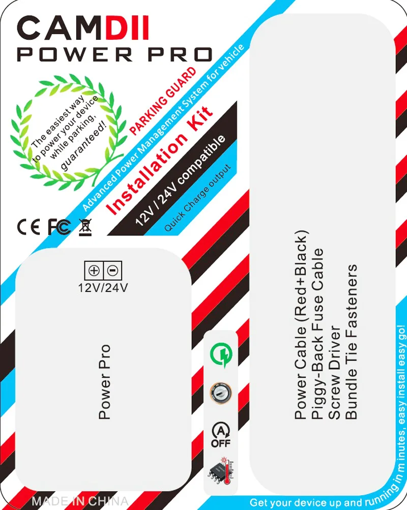 Conkim Camdll Мощность PRO 2.0A 12 V-24 V gps/DVR Прикуриватель разъем питания с портом USB Зарядное устройство и Автомобильный видеорегистратор K2S по индивидуальному заказу