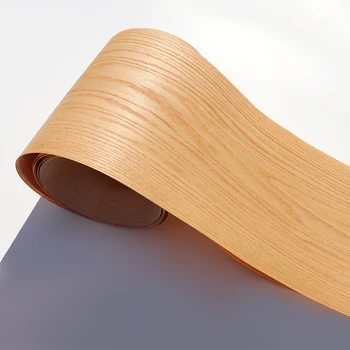 

2Piece/Lot L:2.5meters Width:18cm Natural Red Oak Wood Veneer Pattern Bark