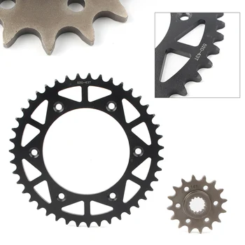 

Motorcycle Chian Front Rear Set Pinion For KTM 400 SMC EGS-E 620 625 640 SC LC4 SXC 660 Rallye 690 Enduro 690 Duke 43T-16T-520