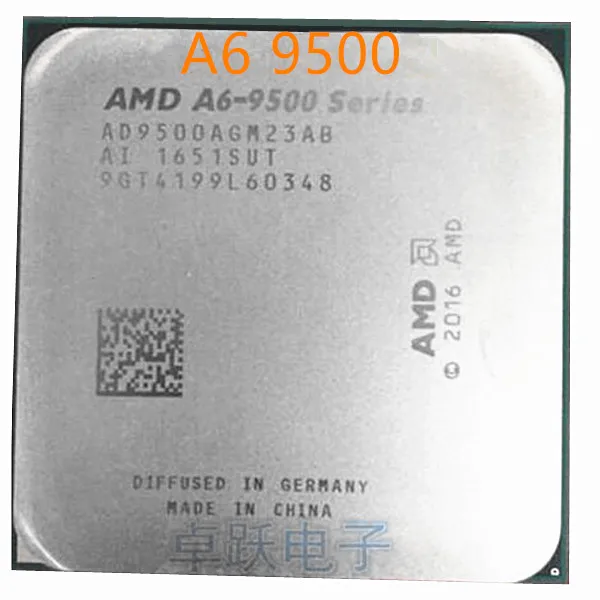 AMD A6 Series 9500 9500B 3 5 ГГц двухъядерный процессор Socket AM4 Бесплатная
