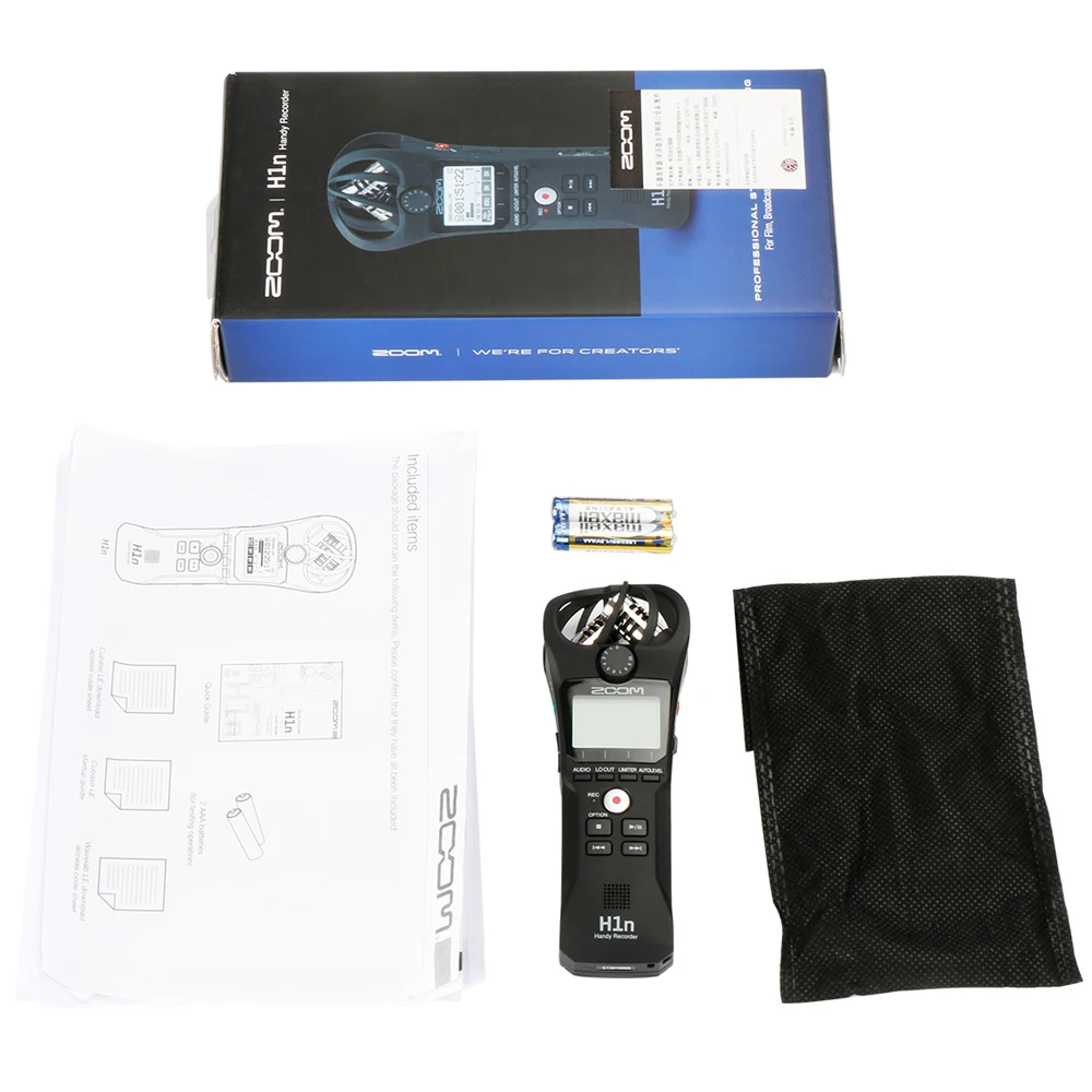 

Portable Handhold Digital Recorder Fine Quality Stereo Sound Interview Microphone for Camera