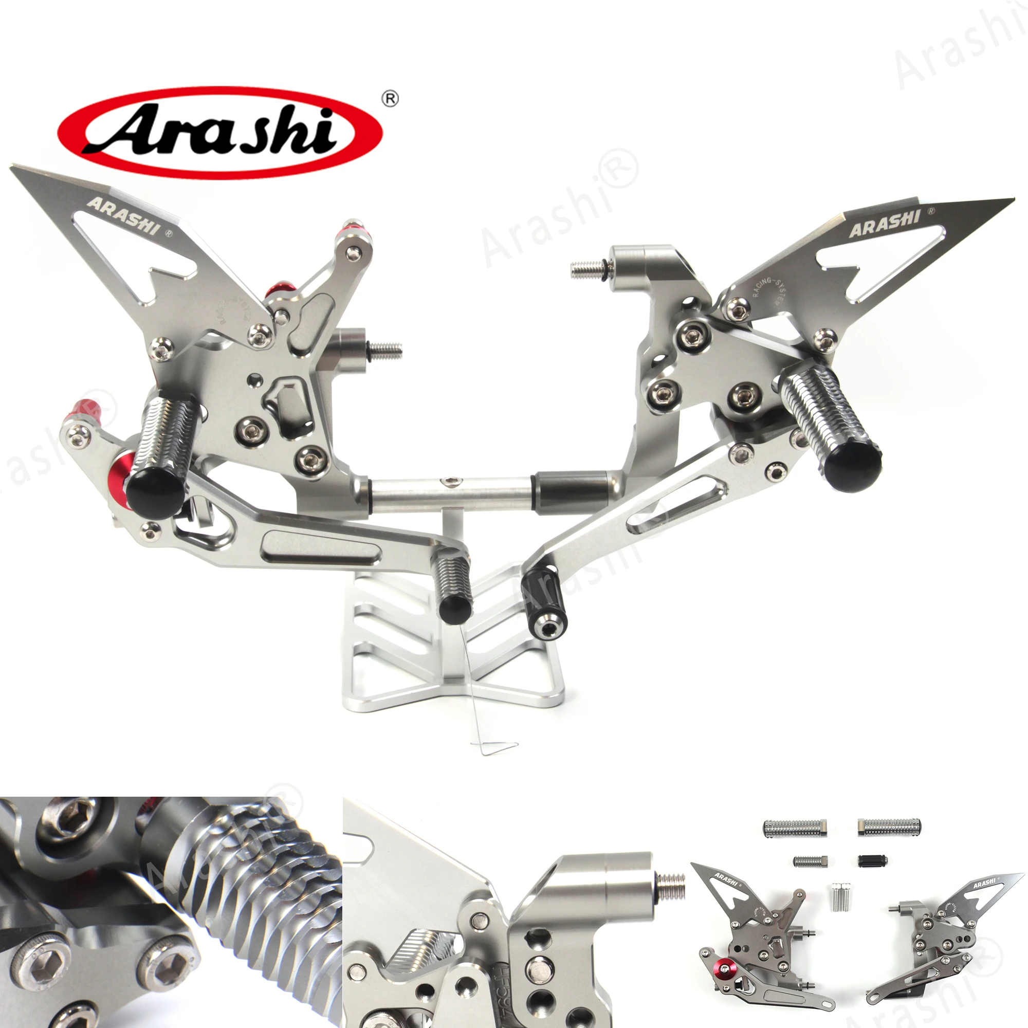 Arashi для DUCATI Panigale 899 2012- CNC Rider Регулируемые подножки для ног Rearset 2013 1199 алюминий