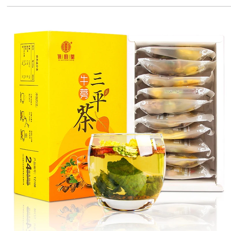 Lu Yun Tang Burdock Sanping чай 120 г/10 пакетиков в штучной упаковке Flower Tea Maca | Красота и