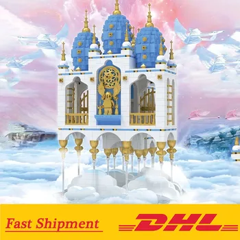 

MOC Creator Floating Cloud City Castle Set Building Blocks Bricks compatible Lepining Street View Model Toys