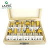 LAVIE 12pcs 8mm Router Bit Set Trimming Straight Milling Cutter Wood Bits Tungsten Carbide Cutting Woodworking Trimming MC02006 ► Photo 2/6