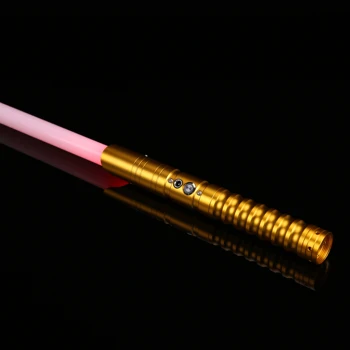 

SaberFeast FOC Lightsaber RGB Heavy Dueling 6 Set Soundfonts Saber 7/8 inch Removable Blade Mental Handle Blaster Gift-01