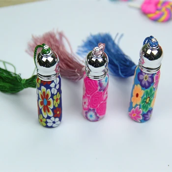 

Glass Roller Balls Aromatherapy Perfumes Lip Balms Glass Roll on Bottle 6ml Pottery Gift Glass Essential Oil Roller Bottles