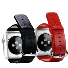 Прочный ремешок для iwatch из натуральной кожи воловья кожа ремешок для Apple Watch Series 1 2 3 4 38 мм 42 мм 40 мм 44 мм серия 5
