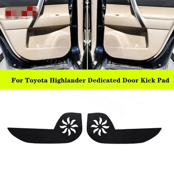 

Puou high quality For Toyota Highlander 4pcs Car Inside Door Cover Pad Scratch Protection Anti Kick Pad Car Interior Accessories