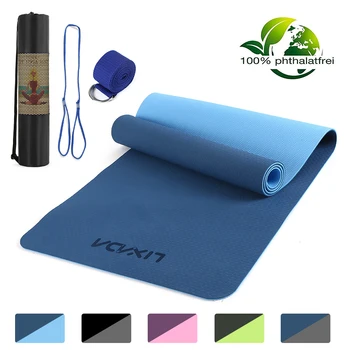 

72x24IN Yoga Mat Non-slip Yoga Mat TPE Eco Friendly Fitness Pilates Gymnastics Mat Gift Carrying Strap and Storage Bag