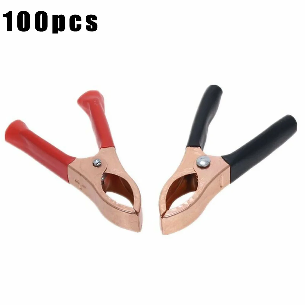 Зажим автомобиля с формой крокодила Батарея зажимы для тестер напряжения 70 мм 30A обжимной авто инструменты