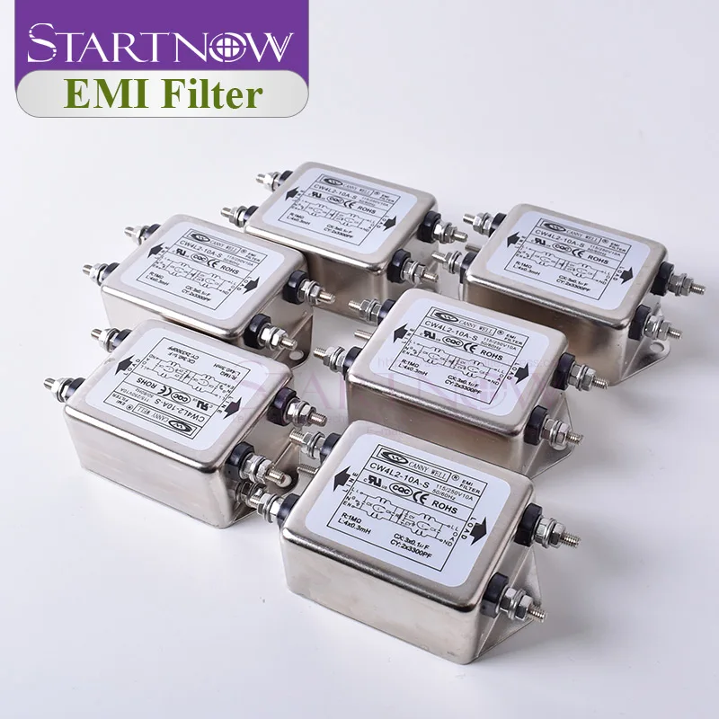 Startnow Мощность EMI фильтр CW4L2-10A-S EMI фильтр однофазный 10A 115V 250V CW4L2 50/60 Гц