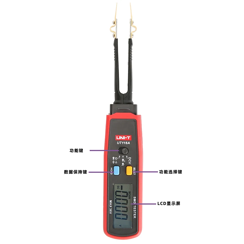 UNI-T UT116A/UT116C SMD тестер; резистор/конденсатор/диод(RCD) измеритель параметров/SMD цифровой мультиметр