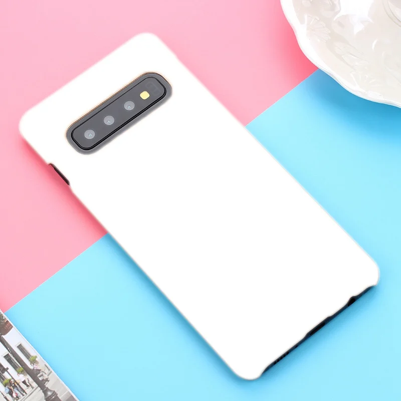 White Роскошный прорезиненный Матовый Жесткий пластиковый Чехол для samsung Galaxy S10 S10E S8 S9 Plus, чехол для телефона s - Цвет: White