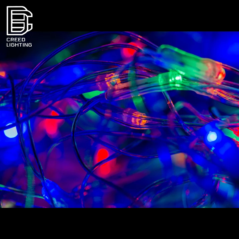 Светодиодные сетчатые лампы 120 светодиодов 1 5 м * 220 В RGB/теплый белый 10 режимов