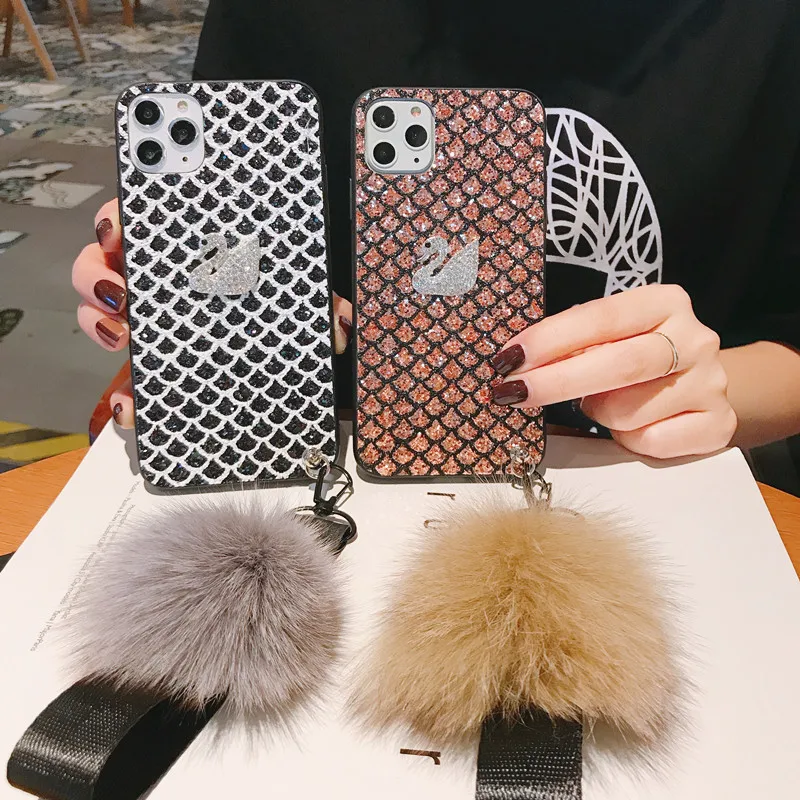 Стильный и роскошный Алмазный чехол для телефона для iPhone XR X Xs Max 6 7 8 Plus 11pro max чехол Элегантный Apple Drop Мягкий край