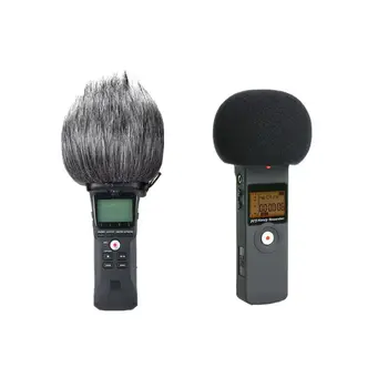 

Furry Windscreen Muff Cover Foam Filter Microphone Windproof Cover for Zoom H1