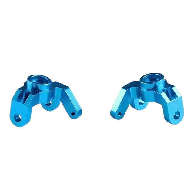 Aluminum Steering Hub Carrier Knuckle (L/R) 0005 Portal Drive Housing Front for WLtoys 12428 12423 1/12 FEIYUE Desert Eagle FY03 3