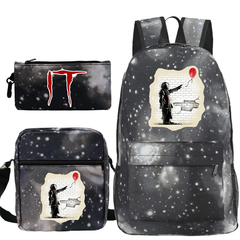 It Chapter Two Mochilas школьные рюкзаки сумки для мальчиков и девочек рюкзак для путешествий Bolsa Escolar с сумкой через плечо пеналы для ручек Sac Dos