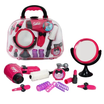 

Pretend Play Fashion Portable Dressing Box Set Toys Dressing Play Makeup Toy Set Toys for Children Birthday Gift