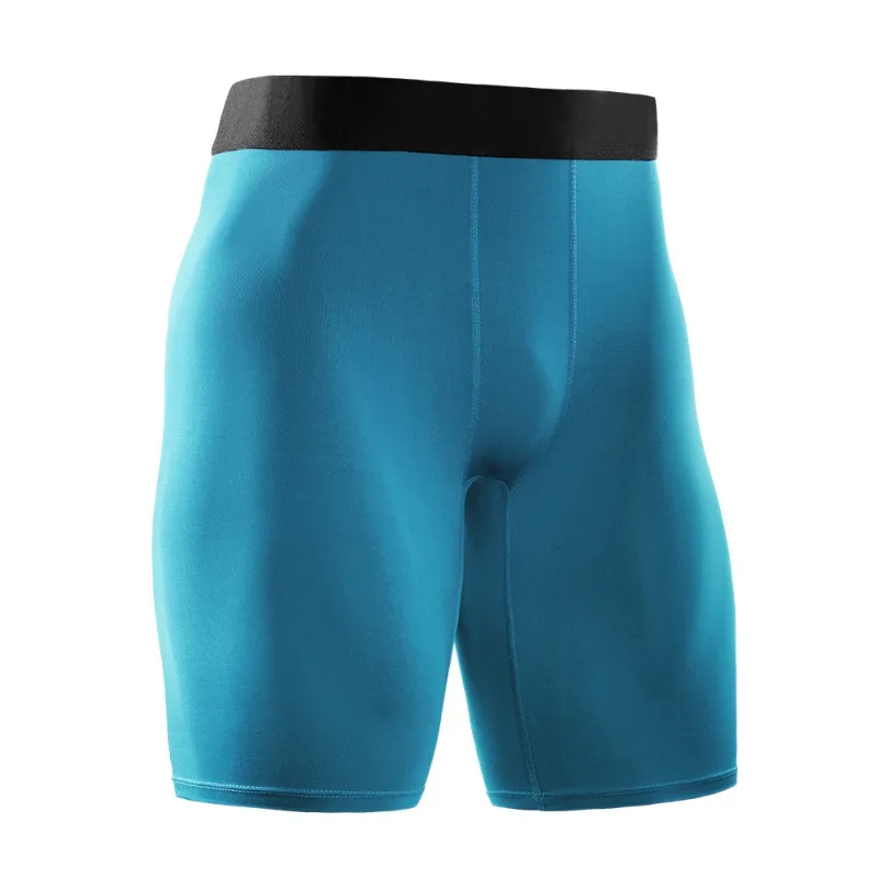 

Men's Quick-drying Breathable Stretch High Waist Yoga Oblique Pocket Running Training Sports Tight Stretch Fitness Shorts