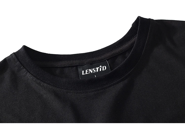 LENSTID Мужская хип-хоп Цветочная кои Футболка с принтом рыб уличная Harajuku футболка с коротким рукавом хлопок Повседневная футболка модные топы тройники