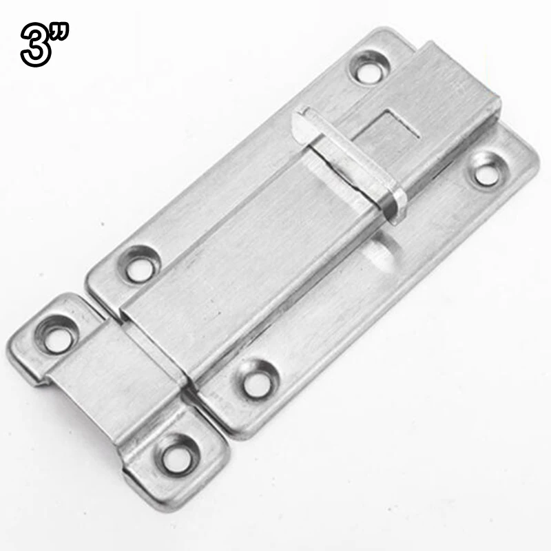 

1 X Slide Door Barrel Bolt Bathroom Bedroom Shoot Door Lock Sliding Catch Latch