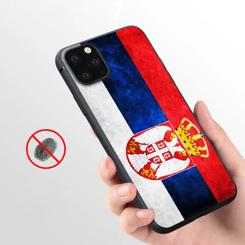 Coque Сербия Флаг 2 Чехлы для мобильного телефона из мягкого силикона чехол iPhone 11 Pro