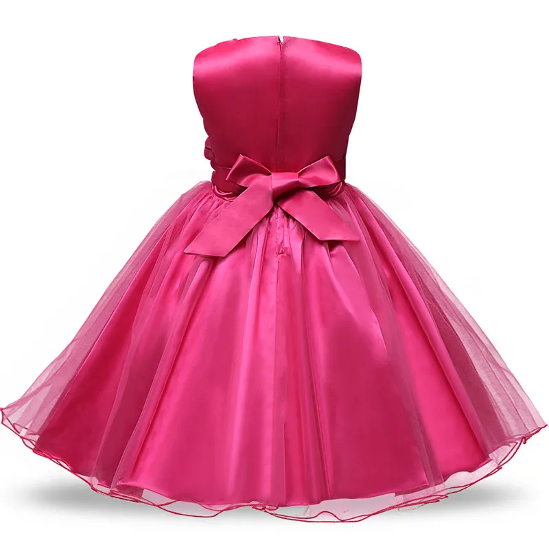 Элегантное платье с цветочным узором для девочек от 4 до 10 лет платье для свадебной вечеринки платье принцессы с цветочной вышивкой Детские платья подружки невесты для девочек