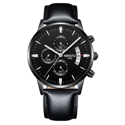 NIBOSI Relogio Masculino Luxury Men Watches Top Brand Men's Quartz Clock Waterproof Sports Chronograph Wristwatches Montre Homme 