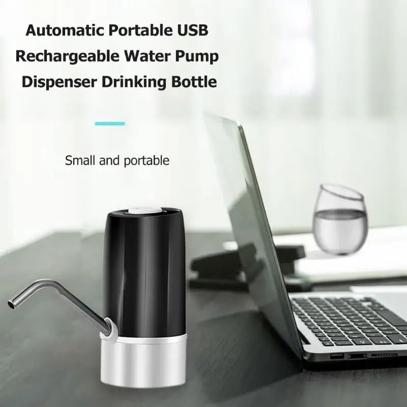 Легкий USB Перезаряжаемый Электрический диспенсер для водяного насоса бутылка питьевой воды